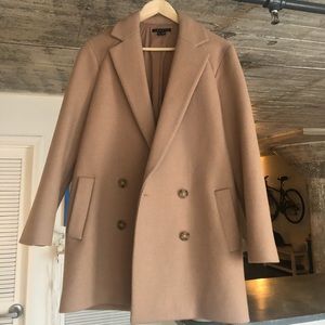 Theory Café Coat - Camel